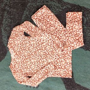 Lev Baby Bamboo Wildcat Print Long Pajamas, 4T